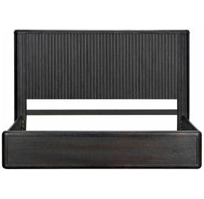 Hildesheim Black Fluted Panel Bedroom Set