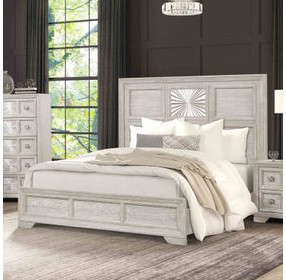 Argenthart Light Gray Panel Bedroom Set