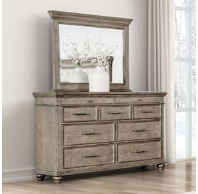 Philomath Aged Oak 9 Drawer Dresser