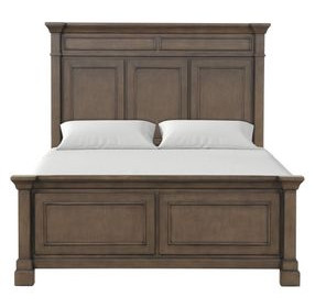 Huddersfield Dark Walnut Panel Bedroom Set