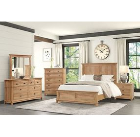 Mchenry Natural Oak Full Bed