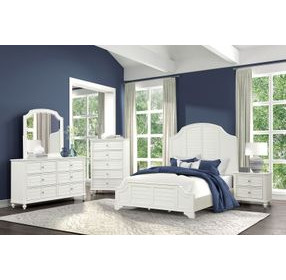 Whitehaven Antique White Panel Bedroom Set