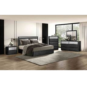 Sterling West Ash Gray Queen Panel Bed