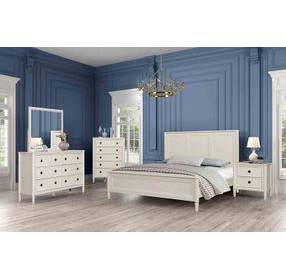 Altamira White Panel Bedroom Set