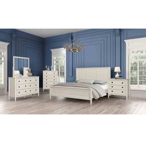 Altamira White 3 Drawer Oversized Nightstand