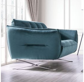Civellutino Teal 64" Loveseat