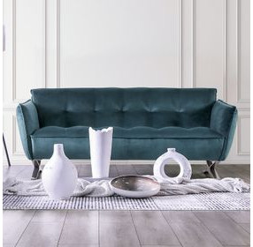 Civellutino Teal 80" Sofa