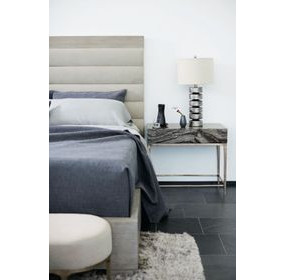 Linea Beige Metal Bench