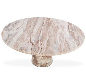 Giza Beige Round Marble Cocktail Table