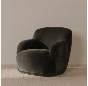 Stevie Slate Blue Upholstered Lounge Chair