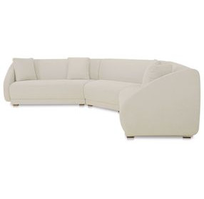 Fraser Off White 3 Piece Modular Sectional