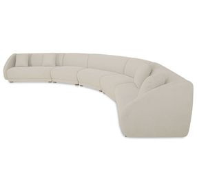 Fraser Off White 5 Piece Modular Sectional