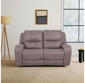 Demetrius Brown Power Reclining 66" Loveseat with USB Charging