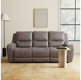 Demetrius Brown 90" Power Reclining Sofa with USB Charging