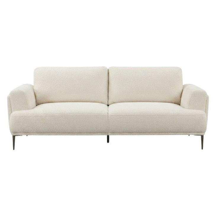 Gladbach Linen White 81" Sofa