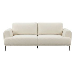 Gladbach Linen White 81" Sofa