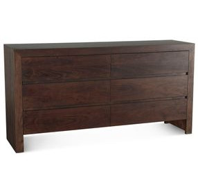Acadia Coffee Bean 6 Drawer Dresser