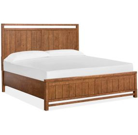 Conway Honey Wheat King Panel Bed
