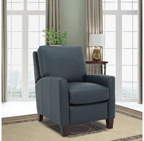 Fremont Santa Fe Ocean Leather Push Thru The Arms Recliner