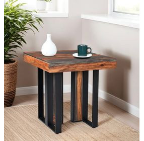 Summit Capri Sheesham Square End Table