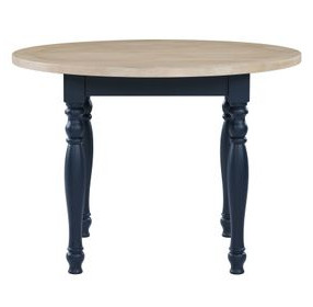 Darcy Blue Round Dining Room Set