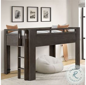 Bello Cocoa Full Low Loft Bed