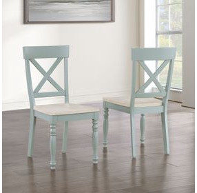 Darcy Green Side Chair Set of 2