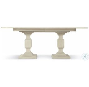East Hampton Cerused Linen Rectangular Extendable Dining Room Set