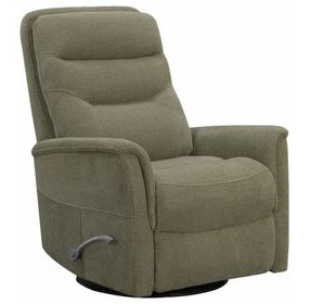 Gemini Snazzy Olive Manual Swivel Glider Recliner