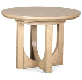 Valencia Gray Birch 60" Extendable Oval Dining Table