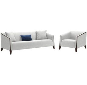 Artisan Upholstery Linen Piet Living Room Set