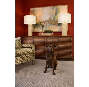 Giovanni Walnut 4 Door Buffet