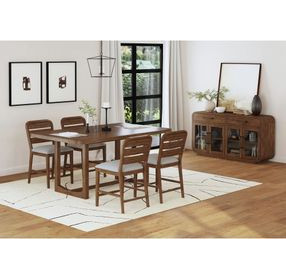 Thorin Brown 76" Rectangular Counter Height Table