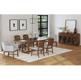 Thorin Light Gray Upholstered Dining Chair Set of 2