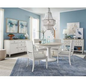 Echo Isles Sea Pearl and Driftwood 6 Drawer Sideboard