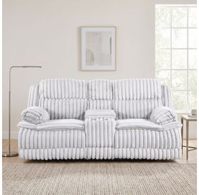 Goodland Gray Double Reclining Loveseat with Center Console