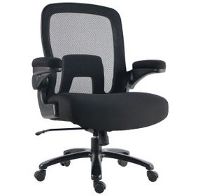 DC 603 BLK Black Upholstered Mesh Desk Chair