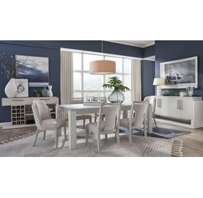 Moonwater Misty Cloud Extendable Rectangular Dining Room Set