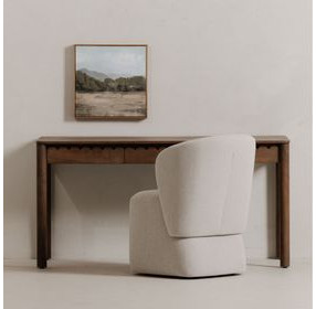 Wiley Vintage Brown Home Office Set