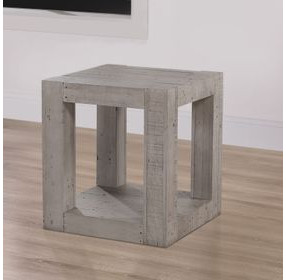 Pinedale Gray Square End Table