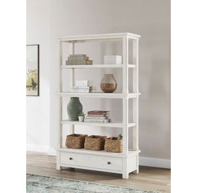 Robbinsdale Antique White Bookcase