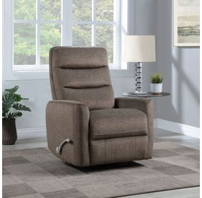 Takami Chocolate Swivel Recliner
