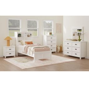 Brooklyn White 4 Drawer Chest