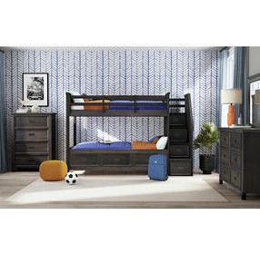 Brooklyn Charcoal 4 Drawer Chest