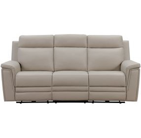 Harper Berlin Cream Leather Power Reclining Living Room Set