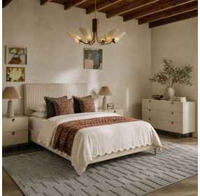 Abbott Casablanca Cloud Youth Upholstered Platform Bedroom Set