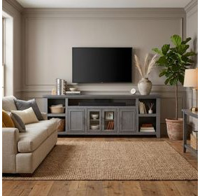 Camden Gray Fir Glaze 93" TV Stand