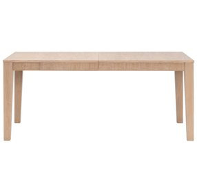 Highland Natural Oak 87" Extendable Rectangular Dining Table