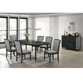 Skyline Onyx 78" Rectangular Dining Room Set
