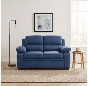 Holleman Blue Loveseat